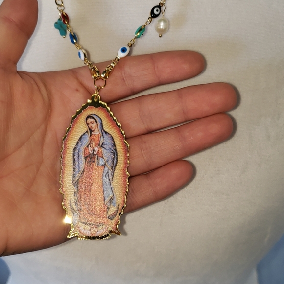 Lady of Guadalupe Virgin Guadalupe. Evil Eye Pearl - Picture 11 of 16